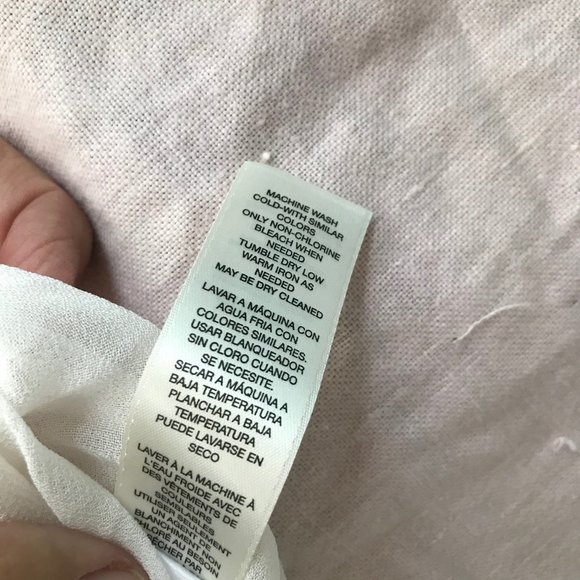 CHICO'S GRACEY BOHO WHITE EMBROIDEREDTUNIC - Picture 7 of 7